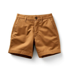 Brown Shorts isolated on white background