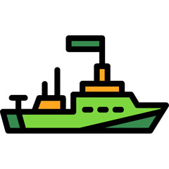 Naval ship Icon