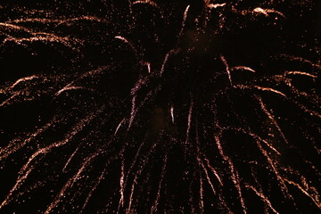 fireworks in the sky