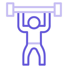 Weight Lifting Icon of Workout App iconset.