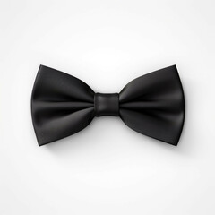 Black Bow Tie isolated on white background