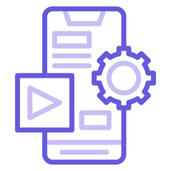 Mobile Configuration Icon of Online Marketing iconset.