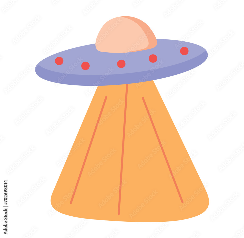 Aufkleber cosmos element of colorful set. an imaginative image of space plate transforms ordinary illustration