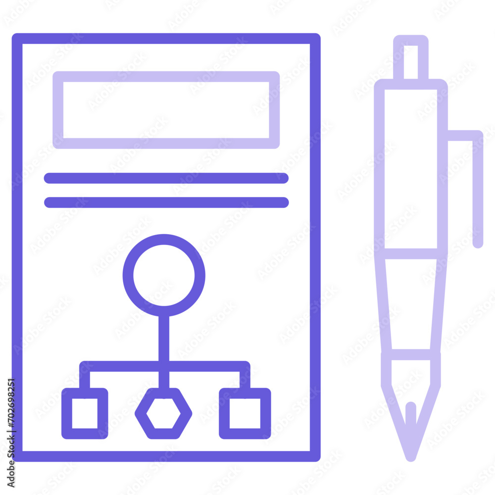 Sticker Project Progress Icon of Project Management iconset.