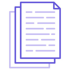 Obraz premium Notes Icon of Online Education iconset.