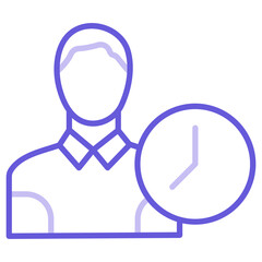 Working Time Icon of Human Resource iconset.