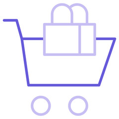 Obraz premium Shopping Items Icon of Business & Economy iconset.