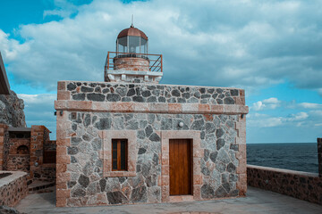 Greek lighthouse in Monemvasia