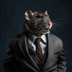 Rat in a suit