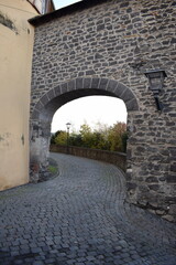 Fototapeta na wymiar City walls Arch gate