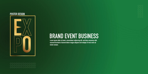 logotype abstract graphic EPS vector design of annual event summit and title made for EXPO Technology and AI theme - annual convention for Artificial Intelligence