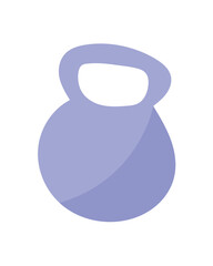 Sport element of colorful set. This dumbbell invite viewers to admire the harmonious marriage of design and the exhilarating world of sports. Vector illustration.