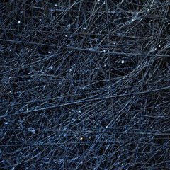 Abstract background. Tangled wire. Macro image of a wire