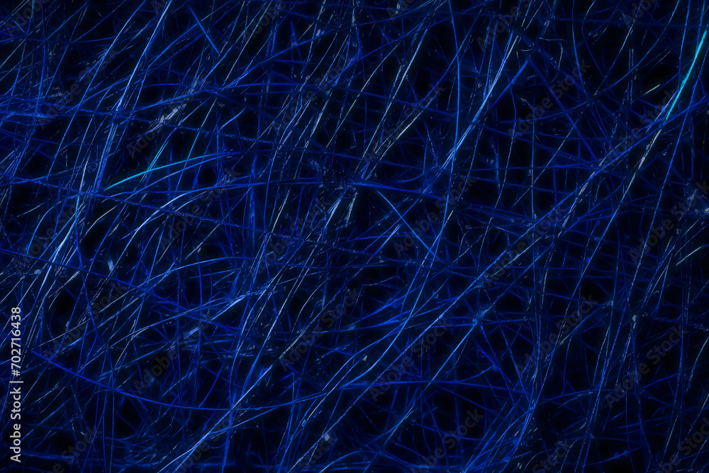 Poster abstract background. close-up of tangled wire. macro image of a dark wire