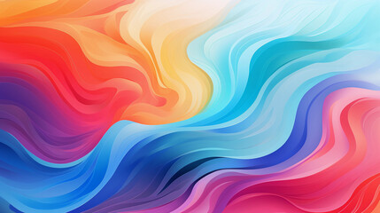 Fototapeta premium Vibrant Whirl of Psychedelic Swirls in an Abstract Artistic Fantasy