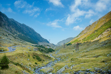Transfagarasan highway is one of the most beautiful road in Europe, Romania 