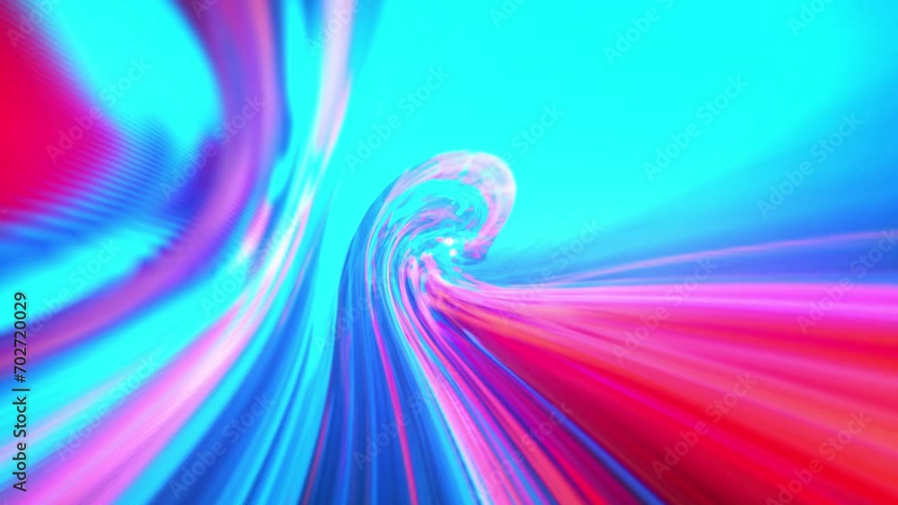 Poster wave animation multicolored abstract background. multicolor loop background animation