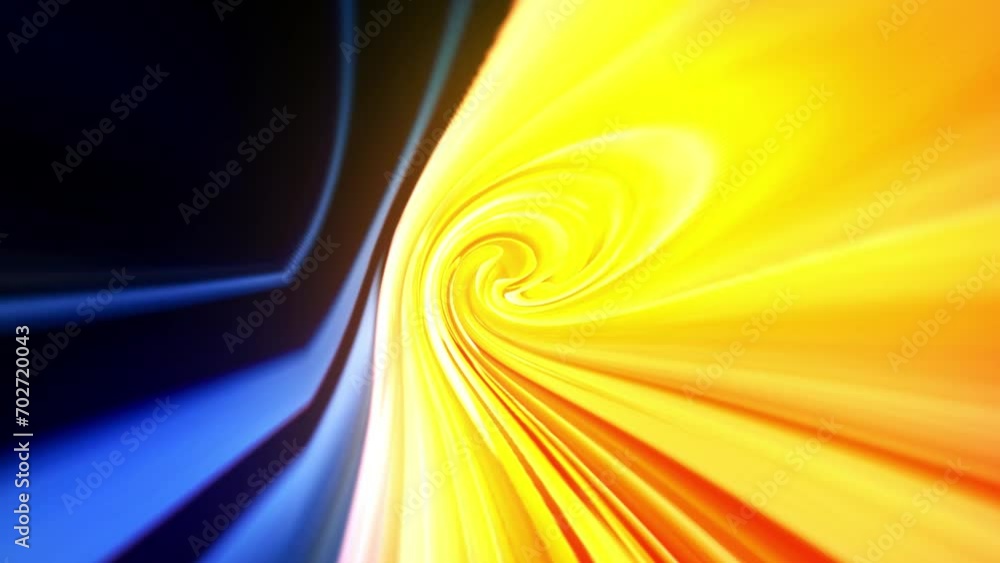 Poster wave animation multicolored abstract background. multicolor loop background animation