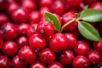 Cranberry close-up,