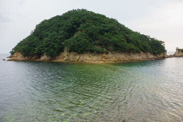 島のある風景