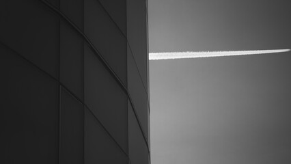 Architectural Perspective Shot in B&W  
