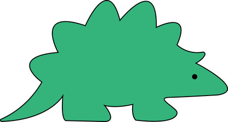 Cute Dinosaur Illustration