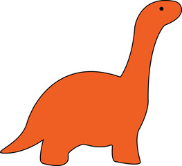 Cute Dinosaur Illustration