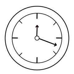 outline clock