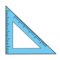 blue triangle ruler