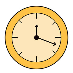 yellow clock 