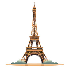 Eiffel Tower illustration vector