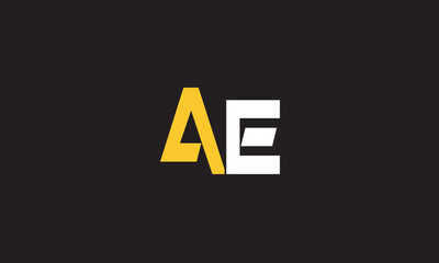 AE, EA , A , E , Abstract Letters Logo Monogram