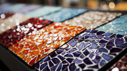 Exquisite Assortment of Colorful Mosaic Tiles for Elegant Home Design