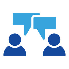 Communication icon or logo illustration glyph style
