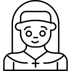 Nun Icon