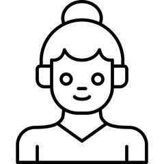 Fototapeta premium maid Icon