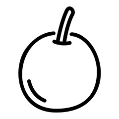 guava outline icon