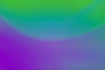 Abstract blurred background image of blue, green, purple colors gradient used as an illustration. Designing posters or advertisements.