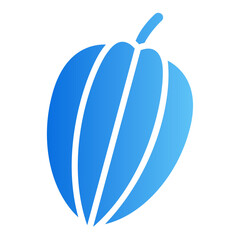 star fruit gradient icon