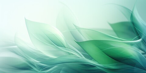 beautiful floral abstract green background, zen spa massage aromatherapy - obrazy, fototapety, plakaty