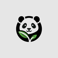 MiniMalis and Modern panda logos or stickers