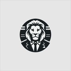 MiniMalis and Modern lion logo or sticker