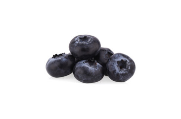Blueberries isolated on white background