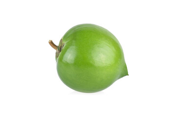 eggfruit or canistel fruit isolated on white background