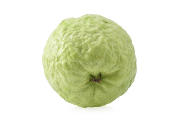 Guava fruit isolated on white background.