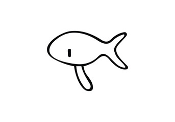 Cephalaspis minimal style icon illustration design