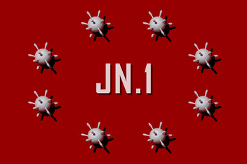 Background of SARS-CoV-2 Variant JN.1,Medical health concept