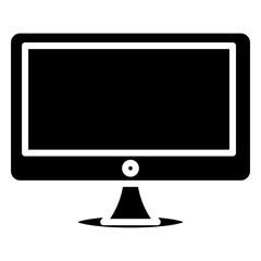 monitor glyph icon