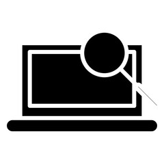monitor glyph icon