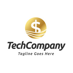  finance organization logo template. crypto, coin, currency, dollar, bitcoin, cryptocurrency, blockchain, mining, nft, finance logo.